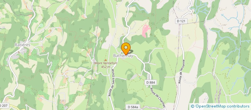 localisation de l'entreprise MADAME LAURENCE BLACHE  BATHERNAY