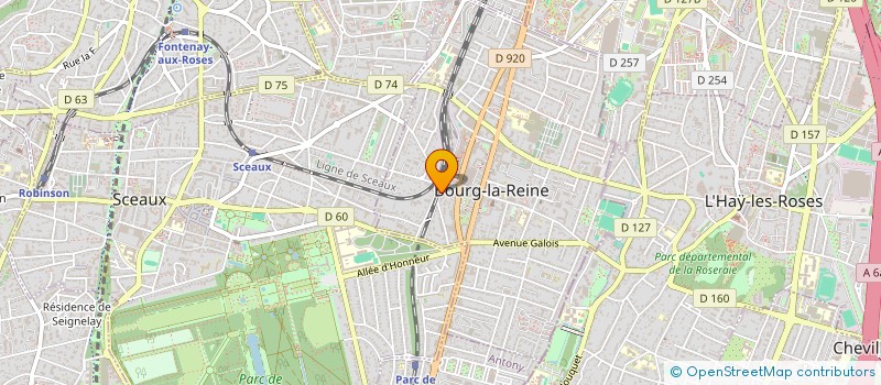 localisation de l'entreprise MADAME LAURENCE BLANC à BOURG-LA-REINE