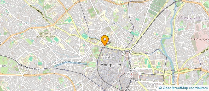 localisation de l'entreprise MADAME LAURENCE BLANC à MONTPELLIER