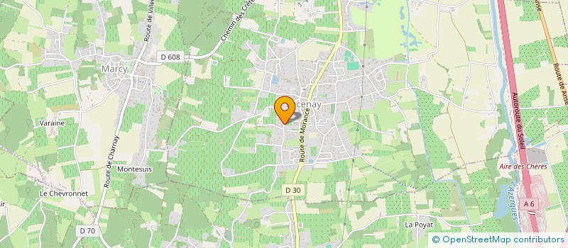 localisation de l'entreprise MADAME LAURENCE BLANCHARD  LUCENAY