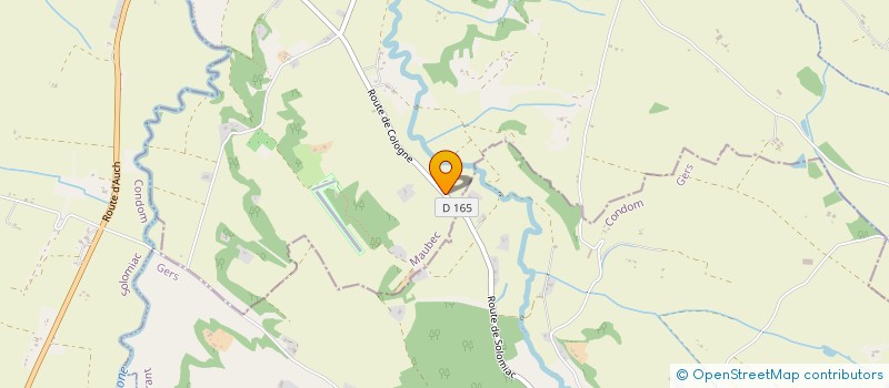 localisation de l'entreprise MADAME LAURENCE BLANCHARD  MAUBEC