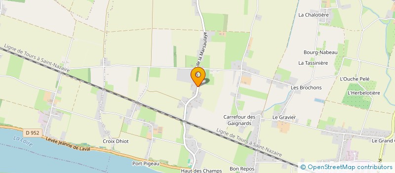 localisation de l'entreprise MADAME LAURENCE BLANLOEIL à LOIRE-AUTHION