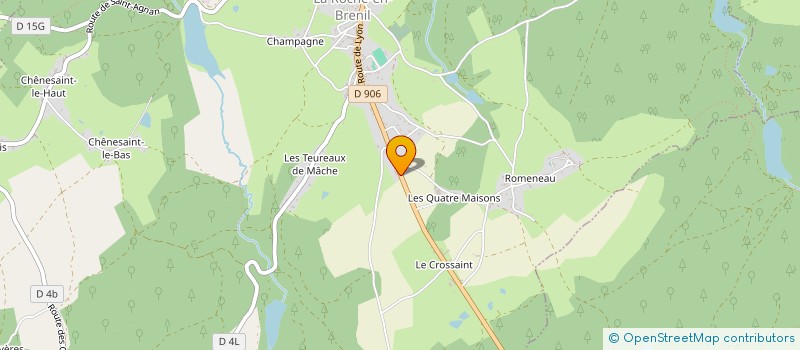 localisation de l'entreprise MADAME LAURENCE BLIN  LA ROCHE-EN-BRENIL