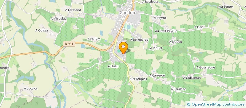 localisation de l'entreprise MADAME LAURENCE BLONDEAU  CONDOM