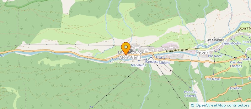 localisation de l'entreprise MADAME LAURENCE BOCH à VAL-CENIS
