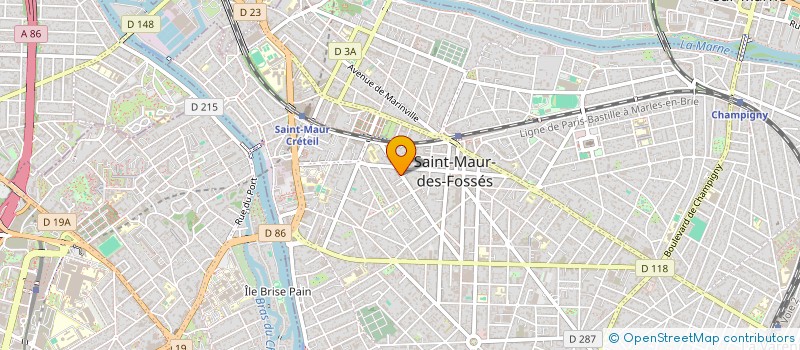 localisation de l'entreprise MADAME LAURENCE BOCQUET  SAINT-MAUR-DES-FOSSES