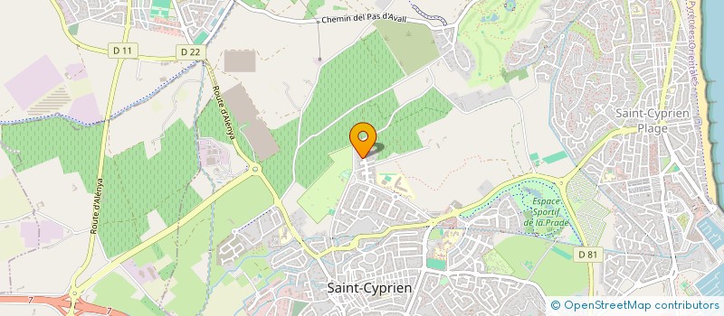 localisation de l'entreprise MADAME LAURENCE BOCQUET  SAINT-CYPRIEN