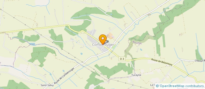 localisation de l'entreprise MADAME LAURENCE BOGLIO  COMBEROUGER