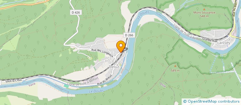 localisation de l'entreprise MADAME LAURENCE BOILLON  DELUZ