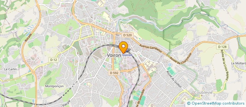 localisation de l'entreprise MADAME LAURENCE BOIS-FARINAUD  VOIRON