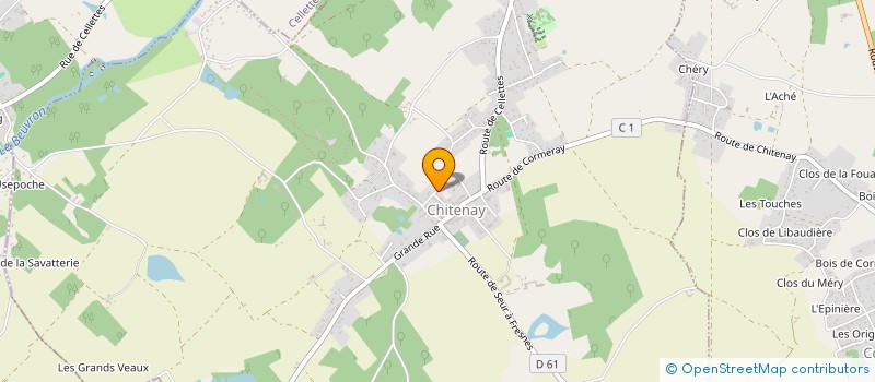 localisation de l'entreprise MADAME LAURENCE BOISTARD  CHITENAY