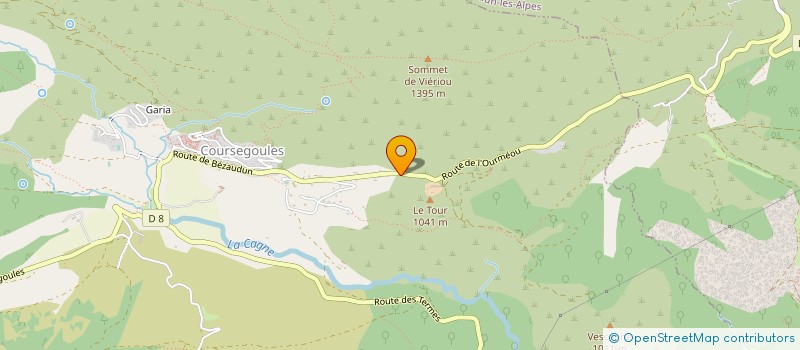 localisation de l'entreprise MADAME LAURENCE BONADIES  COURSEGOULES