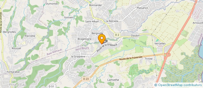 localisation de l'entreprise MADAME LAURENCE BONBON  PETIT-BOURG