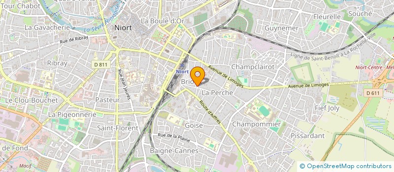 localisation de l'entreprise MADAME LAURENCE BONEL  NIORT