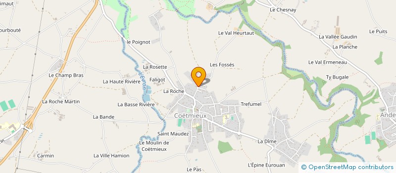 localisation de l'entreprise MADAME LAURENCE BONIN  COETMIEUX