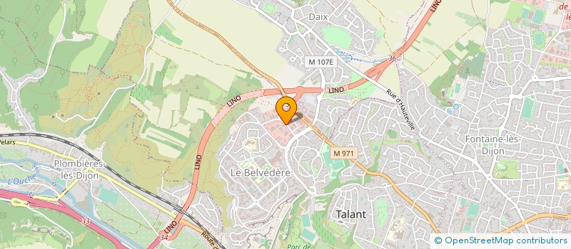localisation de l'entreprise MADAME LAURENCE BONINO à TALANT