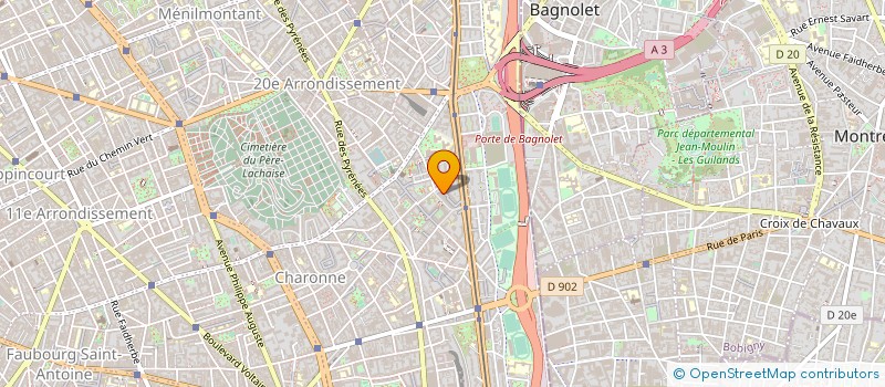 localisation de l'entreprise MADAME LAURENCE BONNAT  PARIS