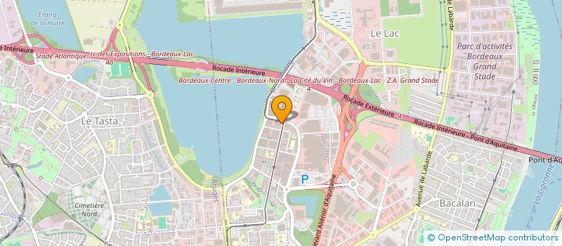 localisation de l'entreprise MADAME LAURENCE BONNET  BORDEAUX