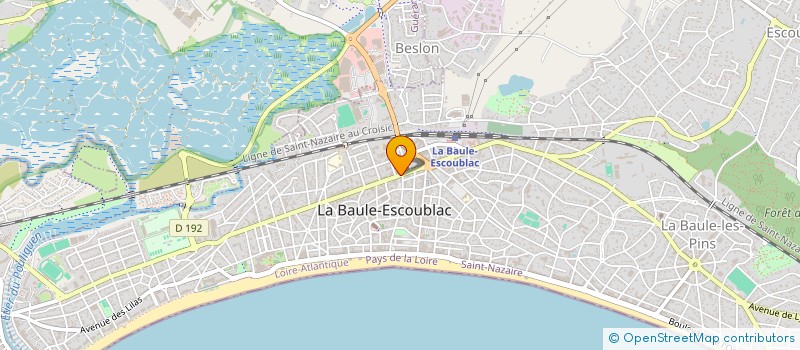 localisation de l'entreprise MADAME LAURENCE BONNETERRE à SAINT-BREVIN-LES-PINS