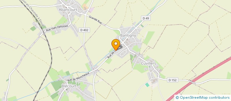 localisation de l'entreprise MADAME LAURENCE BORDEYNE-BOUCLY  BANTIGNY