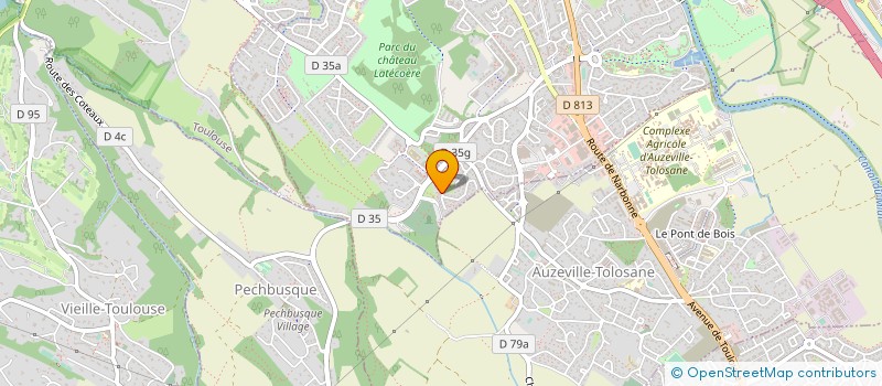 localisation de l'entreprise MADAME LAURENCE BORSALINE  RAMONVILLE-SAINT-AGNE