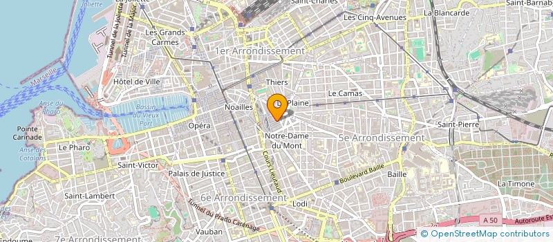 localisation de l'entreprise MADAME LAURENCE BOSCH à MARSEILLE