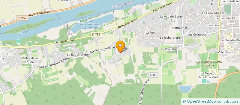 localisation de l'entreprise MADAME LAURENCE BOTELLA  AMBOISE