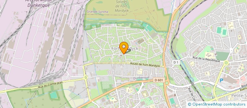 localisation de l'entreprise MADAME LAURENCE BOUCHARD à DUNKERQUE