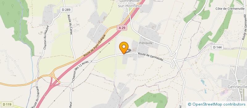 localisation de l'entreprise MADAME LAURENCE BOUCHARD  GONNEVILLE-SUR-HONFLEUR