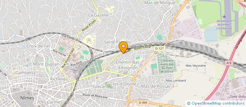 localisation de l'entreprise MADAME LAURENCE BOUCHET  NIMES