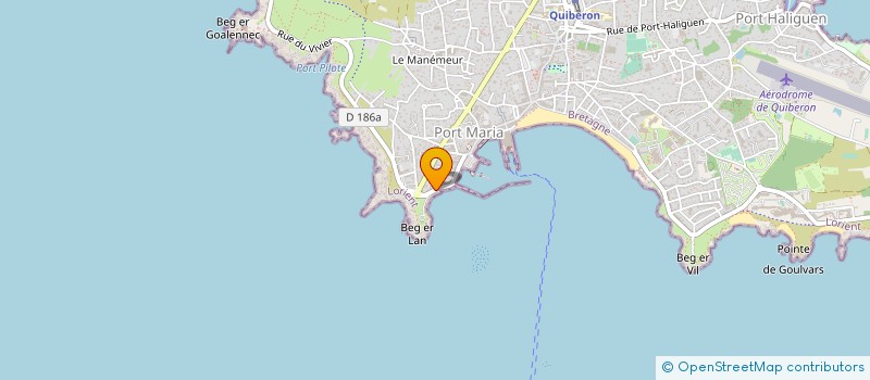 localisation de l'entreprise MADAME LAURENCE BOULANGER à QUIBERON
