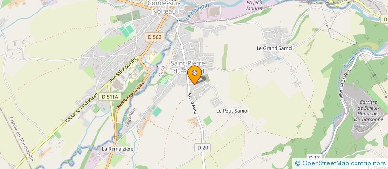 localisation de l'entreprise MADAME LAURENCE BOULAY à SAINT-PIERRE-DU-REGARD