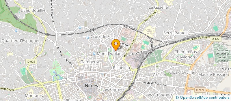 localisation de l'entreprise MADAME LAURENCE BOULLOUD  NIMES