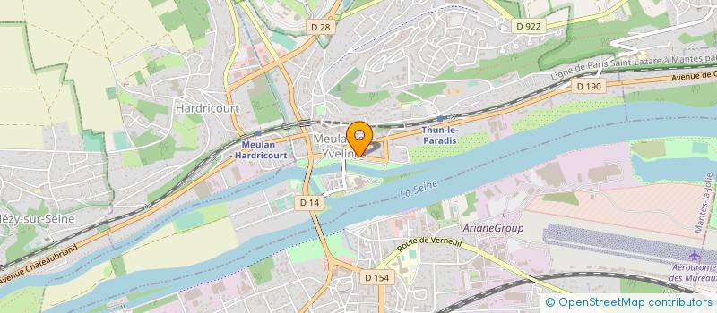 localisation de l'entreprise MADAME LAURENCE BOURGEAT  MEZY-SUR-SEINE