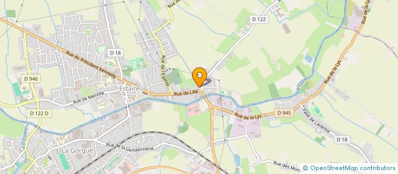 localisation de l'entreprise MADAME LAURENCE BOURGEOIS  ESTAIRES