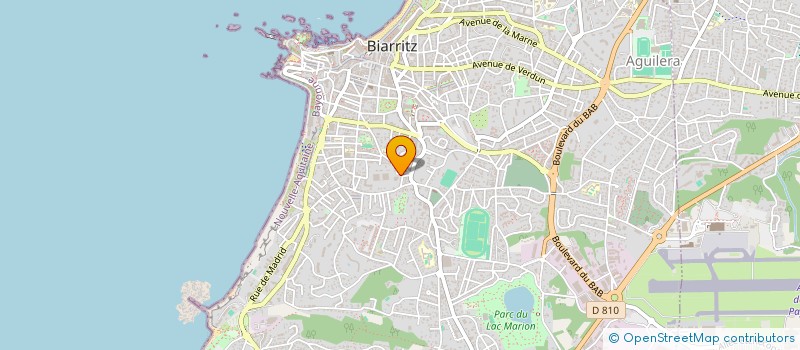 localisation de l'entreprise MADAME LAURENCE BOUSSIOUS à BIARRITZ