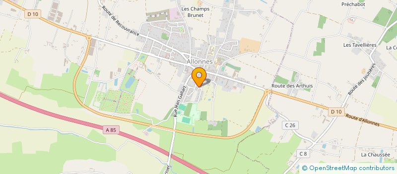 localisation de l'entreprise MADAME LAURENCE BOUSSIRON  ALLONNES