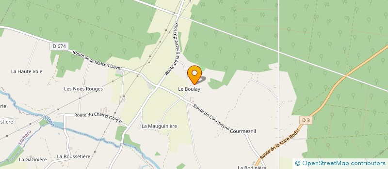 localisation de l'entreprise MADAME LAURENCE BOUTELOUP à LA FERRIERE-AU-DOYEN