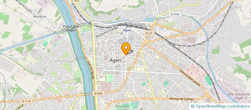 localisation de l'entreprise MADAME LAURENCE BOUTITIE  AGEN