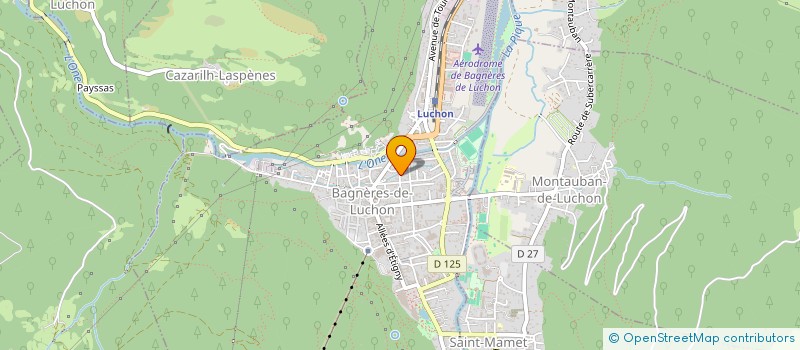 localisation de l'entreprise MADAME LAURENCE BOUVIER  BAGNERES-DE-LUCHON