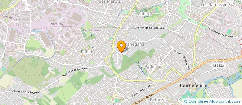 localisation de l'entreprise MADAME LAURENCE BOUVIER  TOURNEFEUILLE