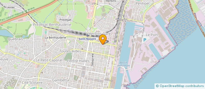localisation de l'entreprise MADAME LAURENCE BRACONNIER  SAINT-NAZAIRE