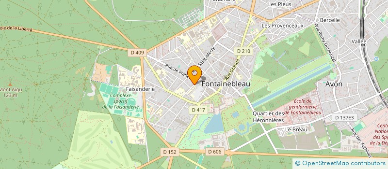 localisation de l'entreprise MADAME LAURENCE BREAU à FONTAINEBLEAU