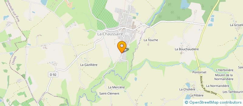 localisation de l'entreprise MADAME LAURENCE BREBION à MONTREVAULT-SUR-EVRE