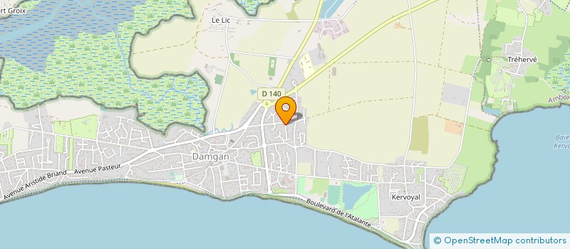 localisation de l'entreprise MADAME LAURENCE BREMAND  DAMGAN