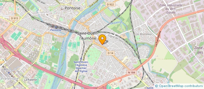 localisation de l'entreprise MADAME LAURENCE BRESSET à SAINT-OUEN-L'AUMONE