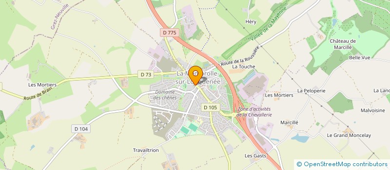 localisation de l'entreprise MADAME LAURENCE BREUILLARD  LONGUENEE-EN-ANJOU