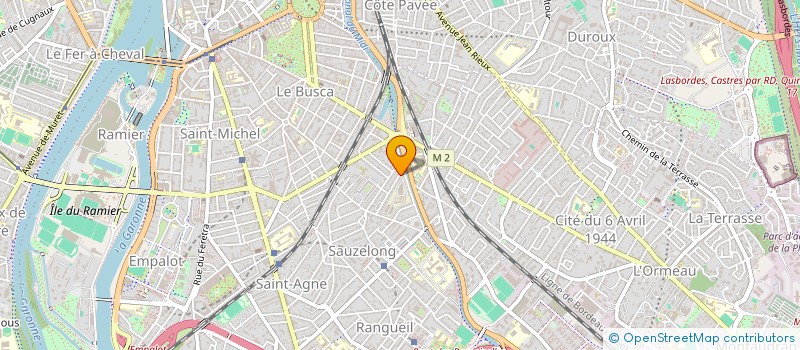 localisation de l'entreprise MADAME LAURENCE BRIAND à TOULOUSE