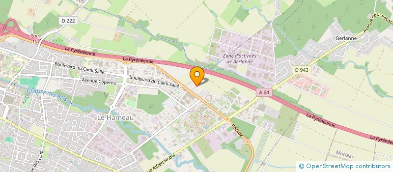 localisation de l'entreprise MADAME LAURENCE BRIBET  MIREPEIX