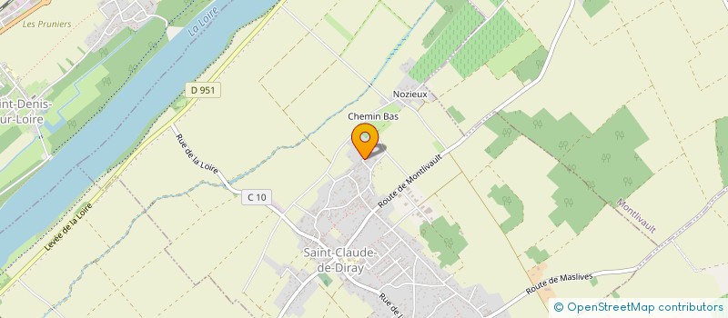 localisation de l'entreprise MADAME LAURENCE BRIDOUX  SAINT-CLAUDE-DE-DIRAY